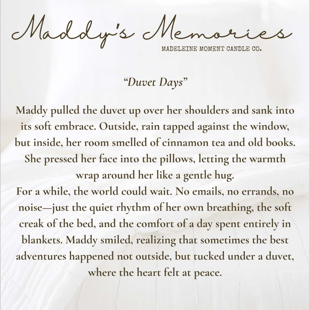 𝙳𝚄𝚅𝙴𝚃 𝙳𝙰𝚈𝚂 | 8𝚘𝚣 𝙲𝙰𝙽𝙳𝙻𝙴 | 𝙼𝙰𝙳𝙳𝚈'𝚂 𝙼𝙴𝙼𝙾𝚁𝙸𝙴𝚂