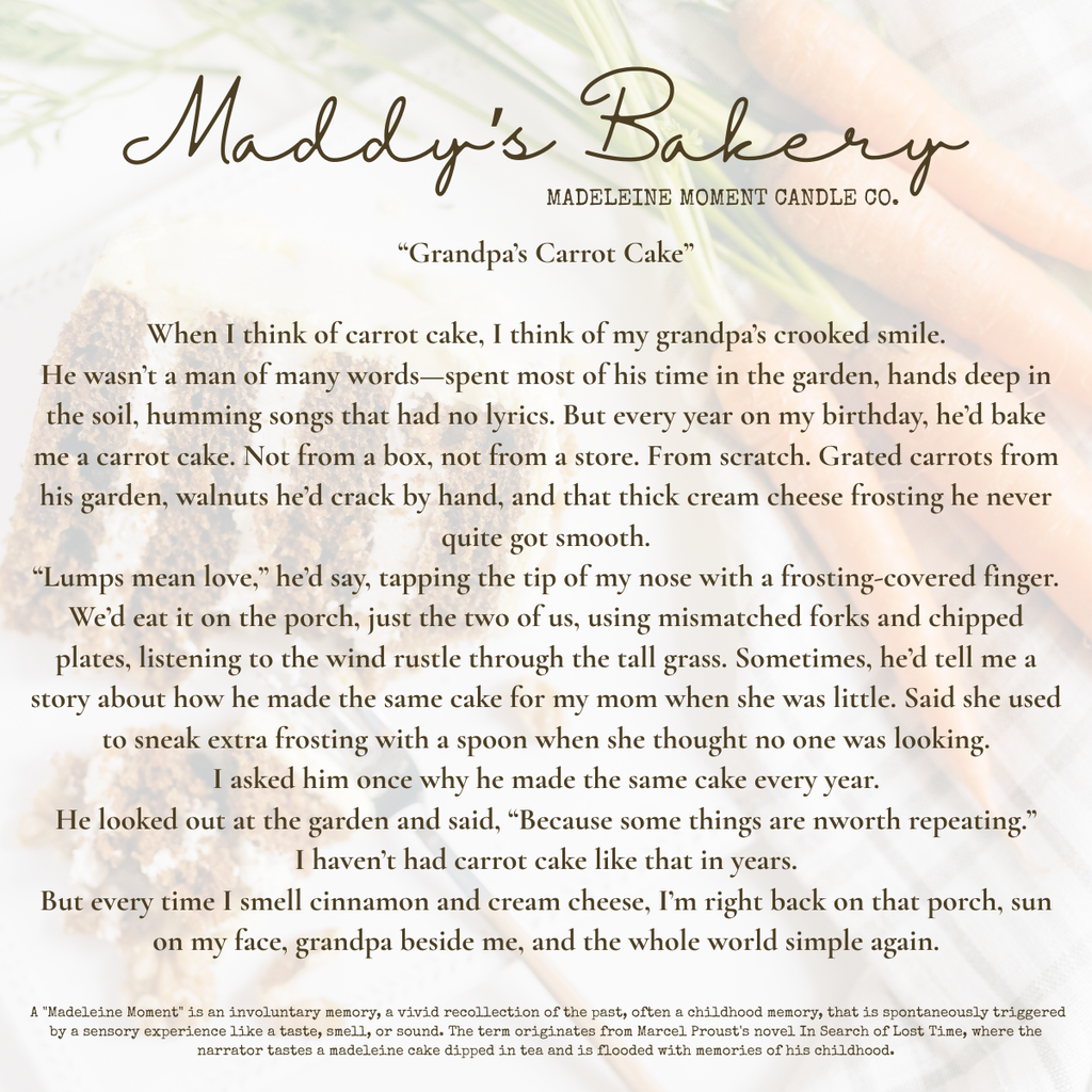 𝙷𝙴𝙰𝚁𝚃𝙷𝚂𝙸𝙳𝙴 𝙲𝙰𝚁𝚁𝙾𝚃 𝙲𝙰𝙺𝙴  | 8𝚘𝚣 𝙲𝙰𝙽𝙳𝙻𝙴 | 𝙼𝙰𝙳𝙳𝚈'𝚂 𝚁𝙴𝙲𝙸𝙿𝙴 𝙱𝙾𝙾𝙺