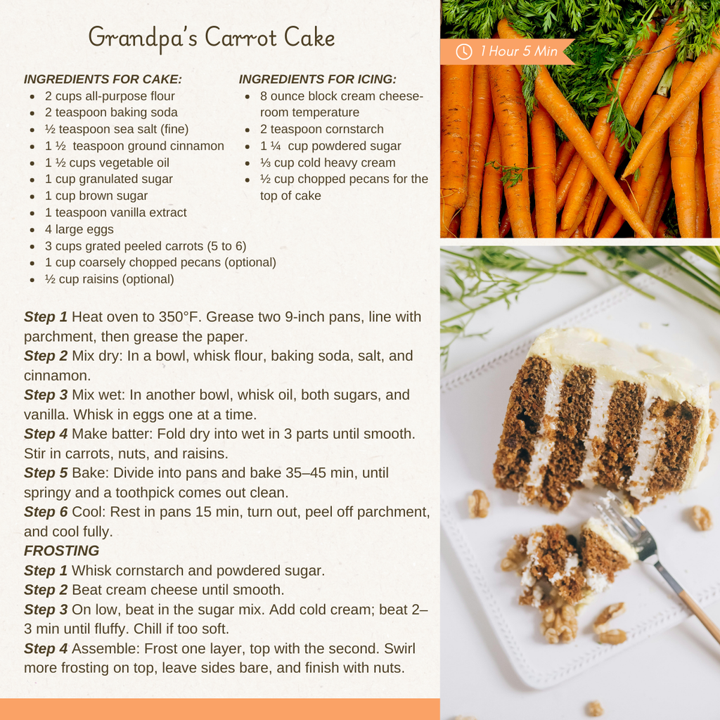 𝙷𝙴𝙰𝚁𝚃𝙷𝚂𝙸𝙳𝙴 𝙲𝙰𝚁𝚁𝙾𝚃 𝙲𝙰𝙺𝙴  | 8𝚘𝚣 𝙲𝙰𝙽𝙳𝙻𝙴 | 𝙼𝙰𝙳𝙳𝚈'𝚂 𝚁𝙴𝙲𝙸𝙿𝙴 𝙱𝙾𝙾𝙺